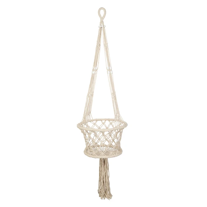 Blumenampel - Makramee - Ca. 30 X 30 X 45 Cm 3 Blumenampel - Makramee - Ca. 30 X 30 X 45 Cm