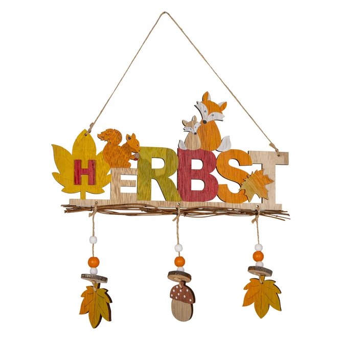 Dekohänger - Herbst - Aus Holz - Ca. 30 X 3 X 38 Cm 3 Dekohänger - Herbst - Aus Holz - Ca. 30 X 3 X 38 Cm