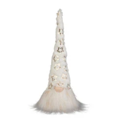 Wichtel - Weiß-gold - Ca. 18 X 18 X 38 Cm