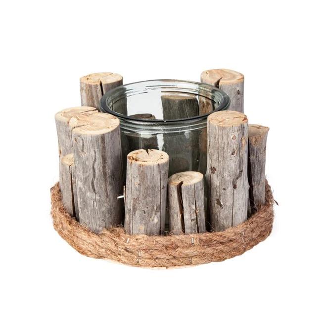 Windlicht Rund - Ca. 18 X 18 X 11 Cm 4 Windlicht Rund - Ca. 18 X 18 X 11 Cm – Bild 2