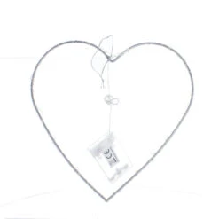 Herzsilhouette Mit LED - ø Ca. 25 Cm