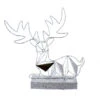 Hirsch Mit LED - Ca. 19 X 38 Cm -Heimdekoration Angebote 239659 bild 4016096442460