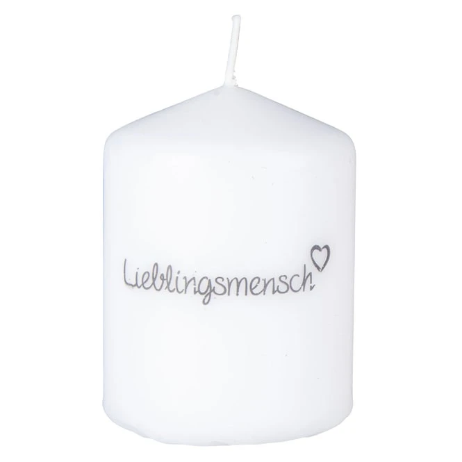 Out Of The Blue Stumpenkerze - Lieblingsmensch - Ca. 6 X 8 Cm 4 Out Of The Blue Stumpenkerze - Lieblingsmensch - Ca. 6 X 8 Cm – Bild 2