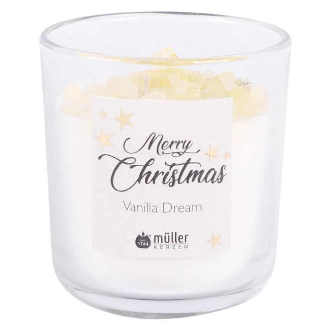 Duftkerze Im Glas - Ca. 8 X 9 Cm - Vanille 3 Duftkerze Im Glas - Ca. 8 X 9 Cm - Vanille