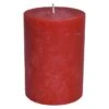 Stumpenkerze - Rustic - Ca. 7 X 8 Cm - Kaminrot -Heimdekoration Angebote 242258