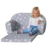 Besttoy - Kindersofa - Sterne - Grau/weiß/türkis -Heimdekoration Angebote 242910