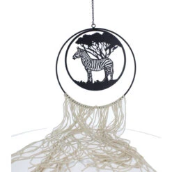 Dekohänger - Savanne - Aus Metall Und Textil - Ca. 95 X 24 Cm