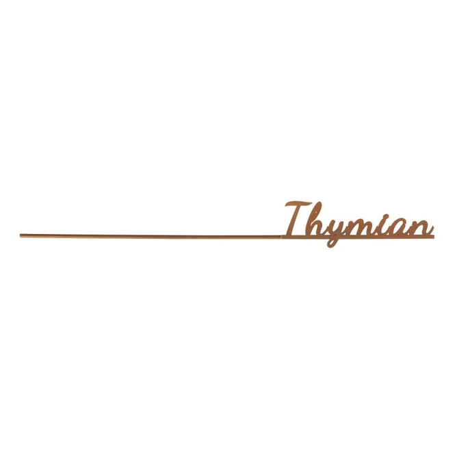 Gewürzstecker Thymian - Aus Metall - Ca. 30 X 3 Cm 3 Gewürzstecker Thymian - Aus Metall - Ca. 30 X 3 Cm