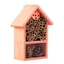 Insektenhotel - Aus Holz - Ca. 15 X 8 X 20 Cm - 1 Stück -Heimdekoration Angebote 244091 8719202916348 koopman insektenhotel 044