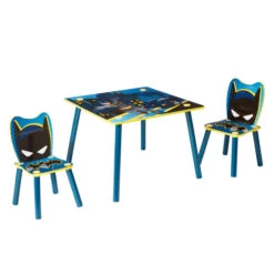 Batman - Kinder Sitzgruppe - Holz -Heimdekoration Angebote 244099 630996908167 moose toys batman tisch und 2 stuehle 03
