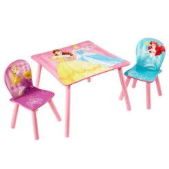 Disney Princess - Kinder Sitzgruppe - Holz -Heimdekoration Angebote 244103 5013138661628 moose toys disney princesses tisch stuehle 01