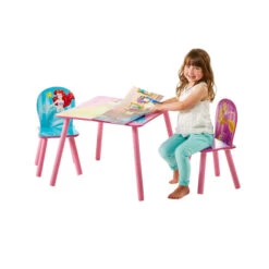 Disney Princess - Kinder Sitzgruppe - Holz -Heimdekoration Angebote 244103 5013138661628 moose toys disney princesses tisch stuehle 03