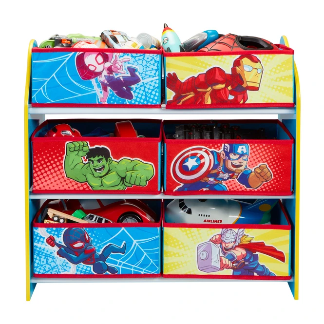 Marvel Spiderman - Regal Mit 6 Boxen 5 Marvel Spiderman - Regal Mit 6 Boxen – Bild 3