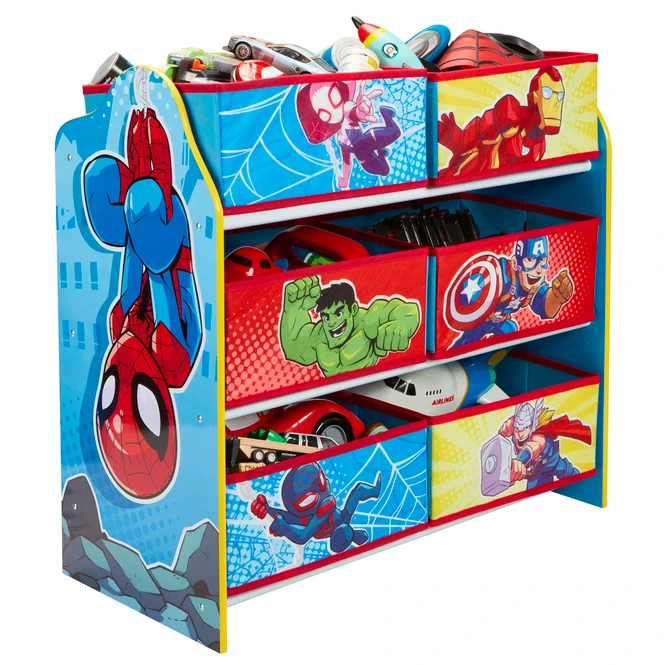 Marvel Spiderman - Regal Mit 6 Boxen 4 Marvel Spiderman - Regal Mit 6 Boxen – Bild 2