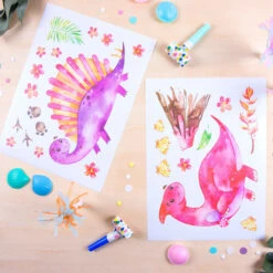 Wandtattoo - Dinosaurier - Set 5 10 Wandtattoo - Dinosaurier - Set 5 -Heimdekoration Angebote 247023 4251450925733 papierdrachen wandtattoo dinosaurier set 5 05