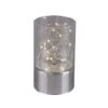 LED-Zylinder - Aus Glas - Ca. 9 X 15 Cm 2 LED-Zylinder - Aus Glas - Ca. 9 X 15 Cm -Heimdekoration Angebote 4016096309091 201043