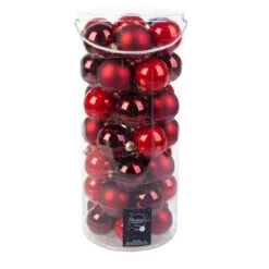 Christbaumkugeln - Rotmix - Aus Glas - 49 Stück 7 Christbaumkugeln - Rotmix - Aus Glas - 49 Stück -Heimdekoration Angebote 4016096385286 christbaumkugeln rot 219522 01