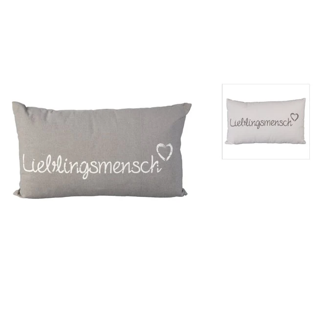 Out Of The Blue Dekokissen - Lieblingsmensch - Ca. 50 X 30 Cm - 1 Stück 3 Out Of The Blue Dekokissen - Lieblingsmensch - Ca. 50 X 30 Cm - 1 Stück