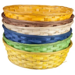 Osterkörbchen - Aus Bambus - Ca. 30 X 9 Cm - 1 Stück 5 Osterkörbchen - Aus Bambus - Ca. 30 X 9 Cm - 1 Stück -Heimdekoration Angebote alle3
