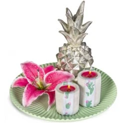 Kerzenhalter - Aus Zement - 6,5 X 6 Cm 8 Kerzenhalter - Aus Zement - 6,5 X 6 Cm -Heimdekoration Angebote alles1524