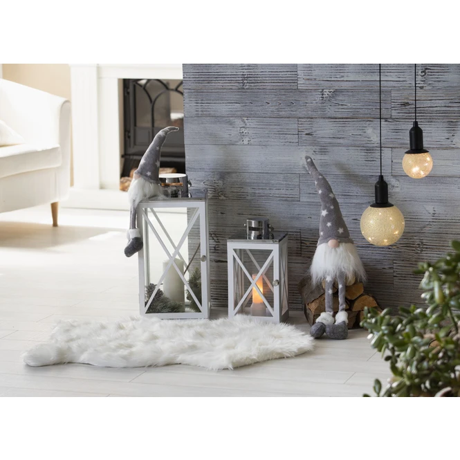 Windlicht - Aus Holz - 24,5 X 24,5 X 51 Cm 3 Windlicht - Aus Holz - 24,5 X 24,5 X 51 Cm