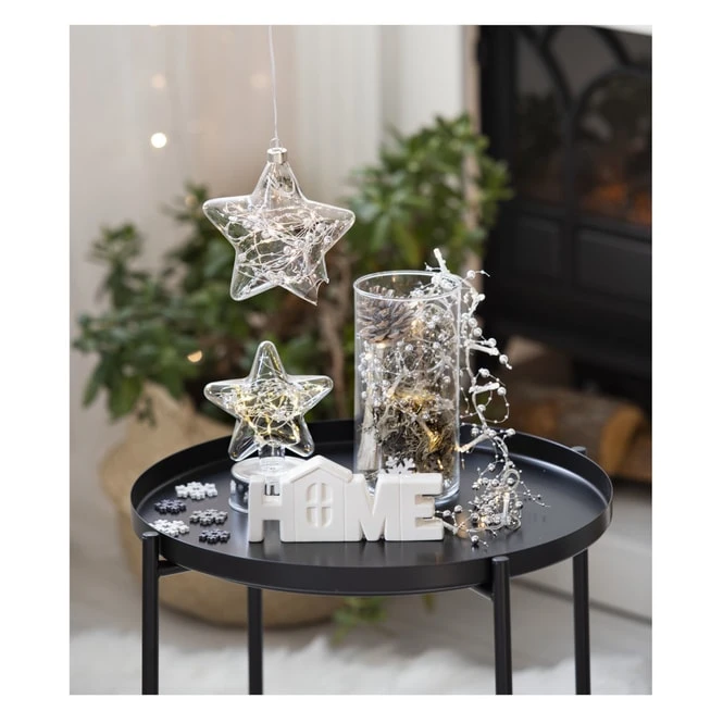 Streudeko - Schneeflocken - 24 Teile - Weiß 5 Streudeko - Schneeflocken - 24 Teile - Weiß – Bild 3