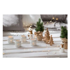 Teelichthalter - Advent - Aus Keramik - Ca. 7,5 X 7,5 X 7 Cm - 4 Stück 12 Teelichthalter - Advent - Aus Keramik - Ca. 7,5 X 7,5 X 7 Cm - 4 Stück -Heimdekoration Angebote alles439