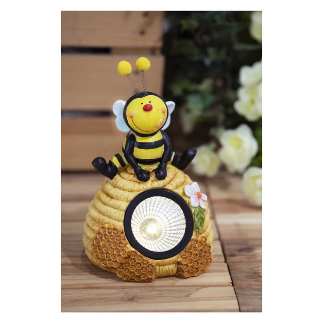 LED-Solarlampe - Biene - Aus Keramik - Ca. 13,5 X 13,5 X 18,5 Cm 3 LED-Solarlampe - Biene - Aus Keramik - Ca. 13,5 X 13,5 X 18,5 Cm