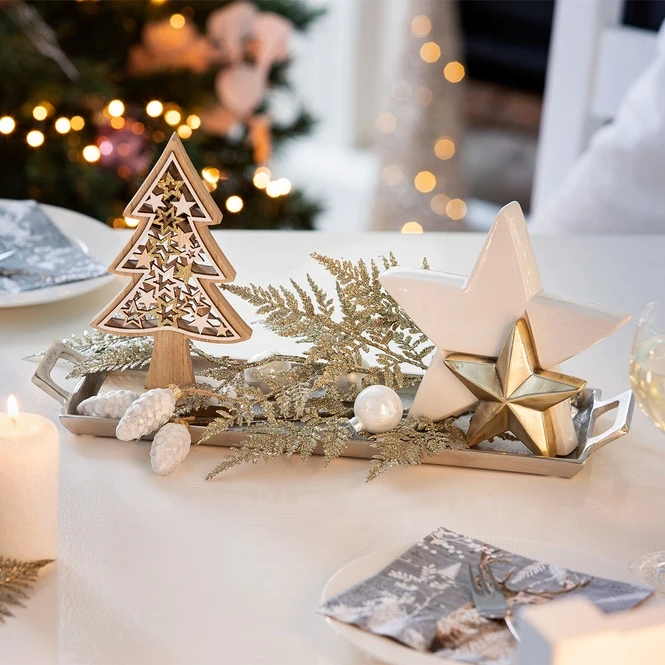 Dekobaum - Aus Holz - Ca. 11,5 X 5 X 21 Cm 3 Dekobaum - Aus Holz - Ca. 11,5 X 5 X 21 Cm