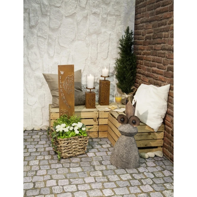 Pflanzenstecker - Willkommen - Ca. 75 Cm 4 Pflanzenstecker - Willkommen - Ca. 75 Cm – Bild 2