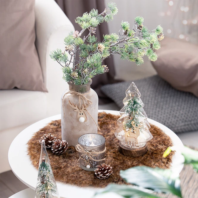 Platzdeckchen - Braun - Ø = 40 Cm 4 Platzdeckchen - Braun - Ø = 40 Cm – Bild 2