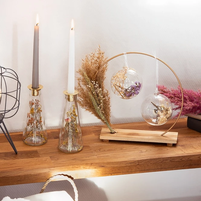 Spitzkerzen - Ca. 2 X 24,5 Cm - Grau - 4 Stück 4 Spitzkerzen - Ca. 2 X 24,5 Cm - Grau - 4 Stück – Bild 2