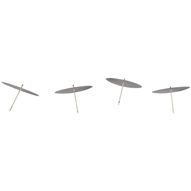 Halter Für Adventskerzen - Ca. 7 Cm - 4 Stück - Silber 6 Halter Für Adventskerzen - Ca. 7 Cm - 4 Stück - Silber – Bild 4